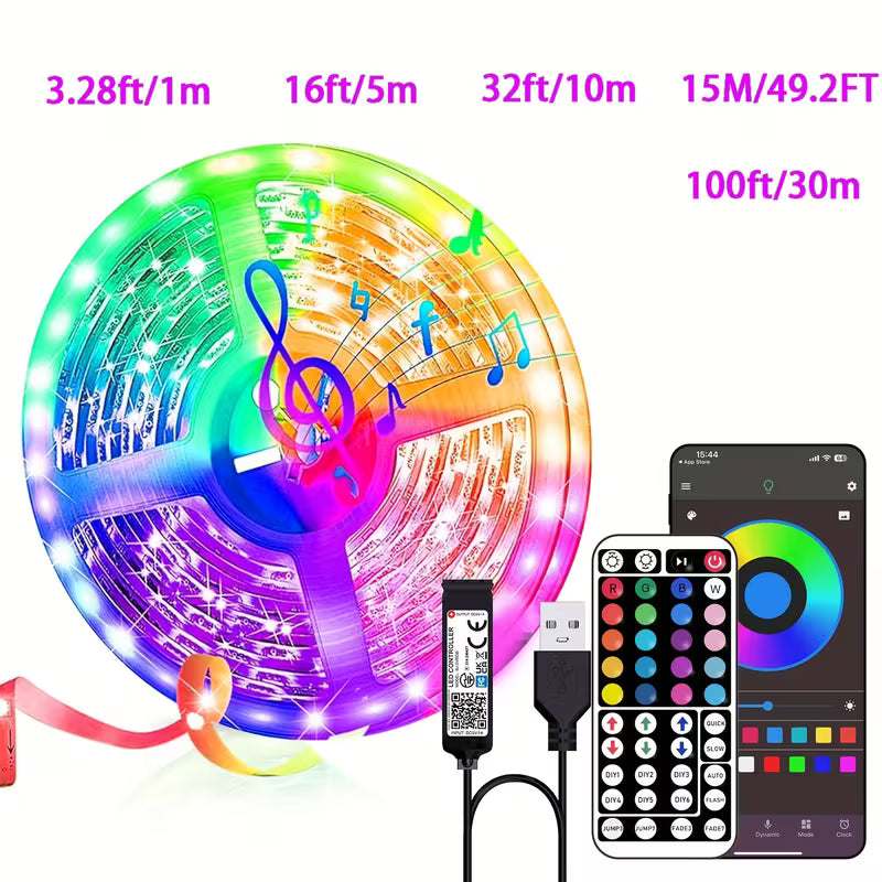 Smart LED Room Lights 590.55 Inch