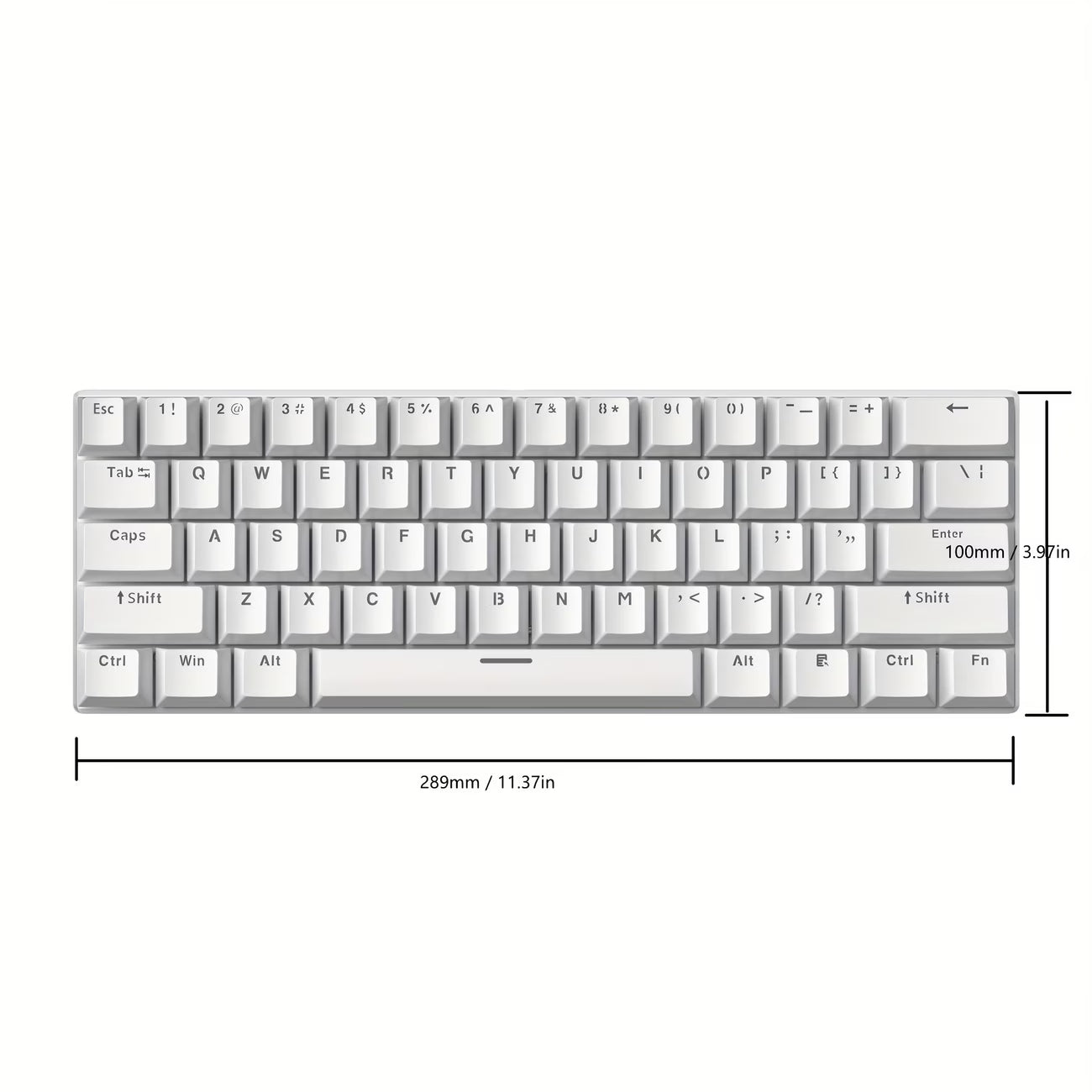 Pure White RGB Gaming Keyboard (Wired)