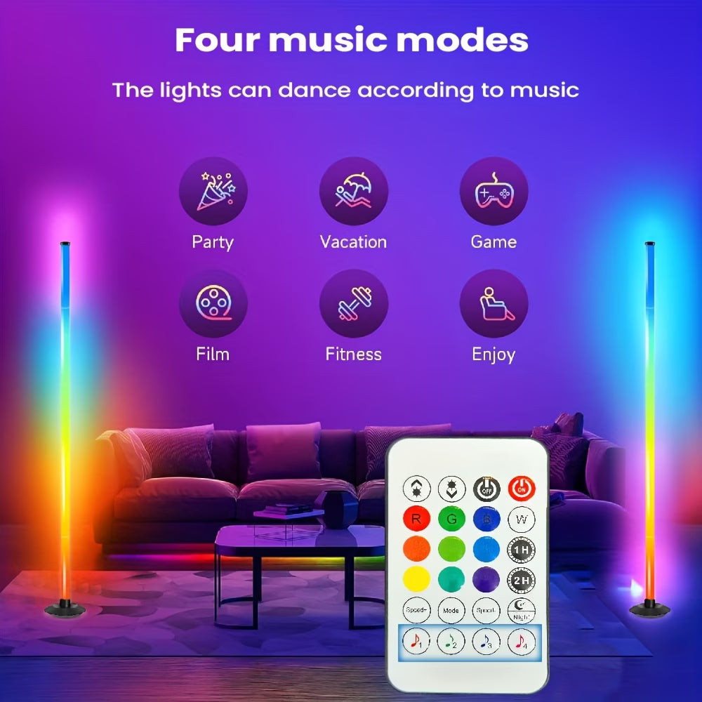 2pc RGB Floor Lamp